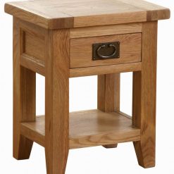 1 drawer, 1 shelf bedside table