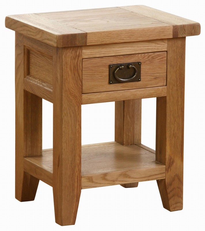 1 drawer, 1 shelf bedside table