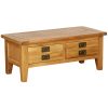 Medium 2 drawer coffee table