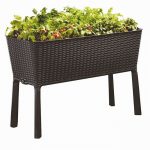 EASY GROWING PLANTER 114CM ANTHRACITE