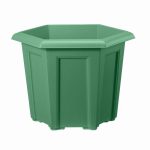 REGENCY HEX POT GREEN 40CM