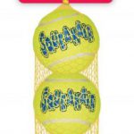 KONG AIR SQUEAKER TENNIS BALLS 3PK MEDIUM