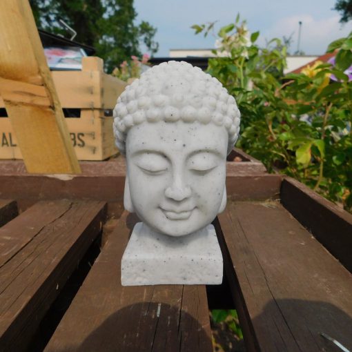 Enigma- Mini Buddha head (white)