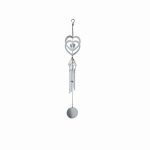 CRYSTAL HEART WINDCHIME 51CM