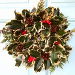 10" CLAMP WREATH VARIEGATED