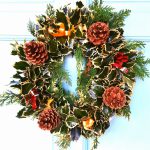 12" CLAMP WREATH VARIEGATED