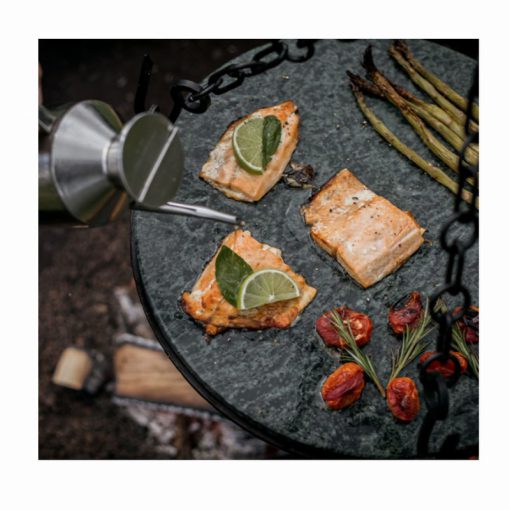 STONE GRIDDLE PLATE- WITH METAL RING - Image 3