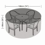 PREMIUM 4 - 6 SEATER ROUND FURNITURE SET COVER