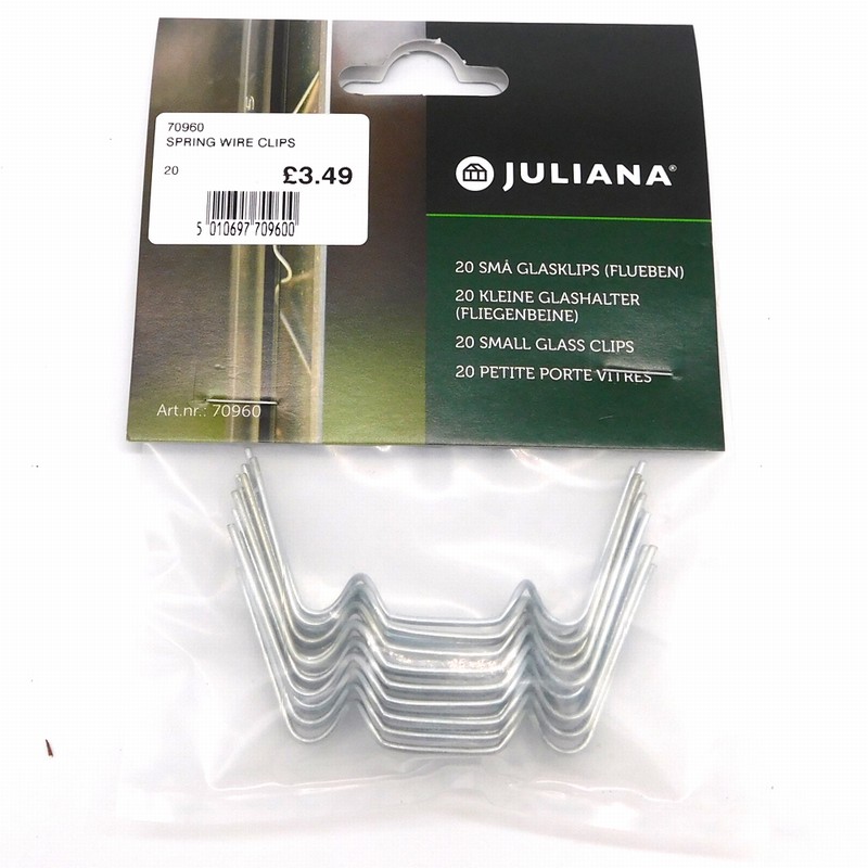 SPRING WIRE GREENHOUSE GLAZING CLIPS Monkton Elm Garden Centre Taunton