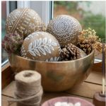 RESIN MOTIF- DECORATIVE BALL TRIO PACK