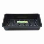 STANDARD SEED TRAY BLACK WITH HOLES