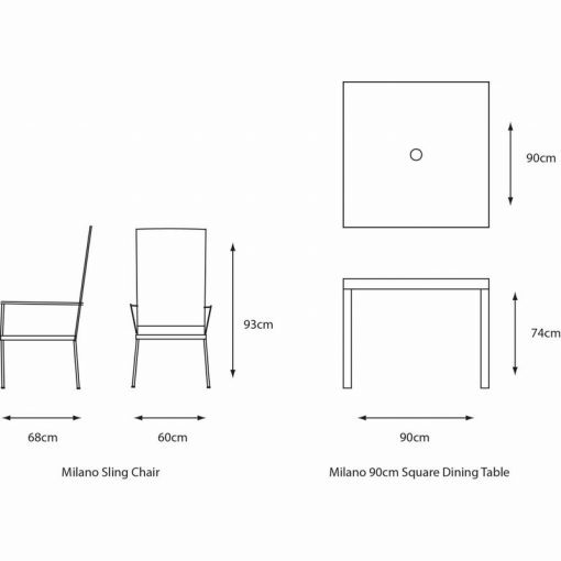 Milano 4 seater set - Image 4