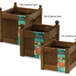 CLASSIC PLANTER 460MM CHESTNUT STAIN