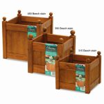 CLASSIC PLANTER 390MM (15") BEECH STAIN