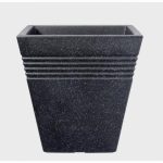 STEWARTS- PIAZZA SQUARE 40CM (GRANITE COLOUR)