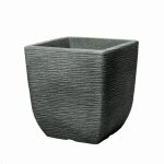 STEWARTS- COTSWOLD PLANTER SQUARE 32CM (MARBLE GREEN)