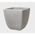 STEWARTS- COTSWOLD PLANTER SQUARE 38CM LIMESTONE GREY