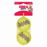 KONG AIR SQUEAKERS TENNIS BALL LARGE 2PK