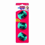 KONG SQUEEZZ ACTION BALL RED SMALL 3PK