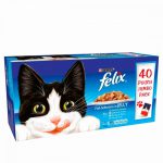 FELIX CAT FOOD FISH SELECTION IN JELLY 40PK