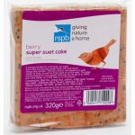 RSPB- SUPER SUET CAKE WITH BERRY 320G PACK