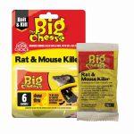 THE B IG CHEESE- RAT AND MOUSE KILLER GRAIN BAIT SATCHETS 6X 25G
