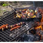 FIREPITS UK- HALF MOON BBQ RACK 80CM