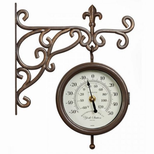 SMART GARDEN- YORK STATION CLOCK/THERMOMETER - Image 2