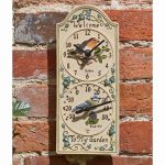 SMART GARDEN- BIRDBERRY WALL CLOCK AND THERMOMETER