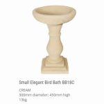 SML ELEGANT BIRDBATH CREAM