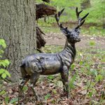 Standing Stag statue