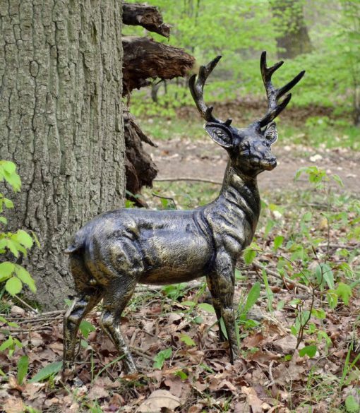 Standing Stag statue
