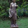 Recreation of Hebe, goddess of youth in a bronze finish.