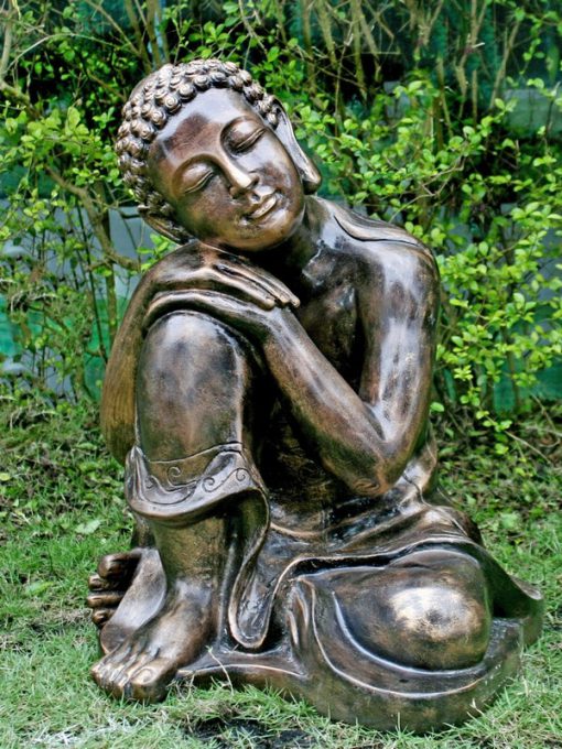 Bronze statue of Buddha.