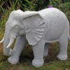 Statue of an Elephant with a granite finish.