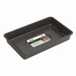 38cm Premium Gravel Tray (Without Holes) Black