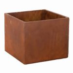 Rusty Square Pot