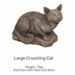 Large Crouching Cat