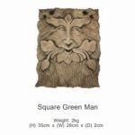 Square Green Man
