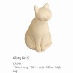 Sitting Cat Cream