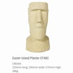 Easter Island Cream Planter