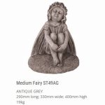 Medium Fairy Antique Grey