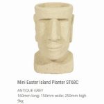 Mini Easter Island Planter Cream