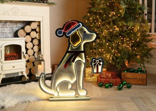 Sitting Dog infinity light (78cm)