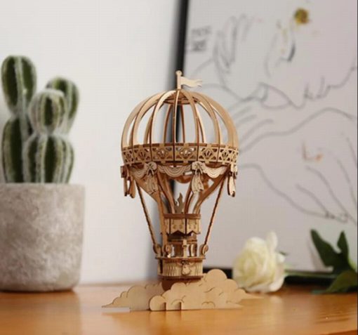 3D wooden Hot Air Balloon puzzle - Image 3