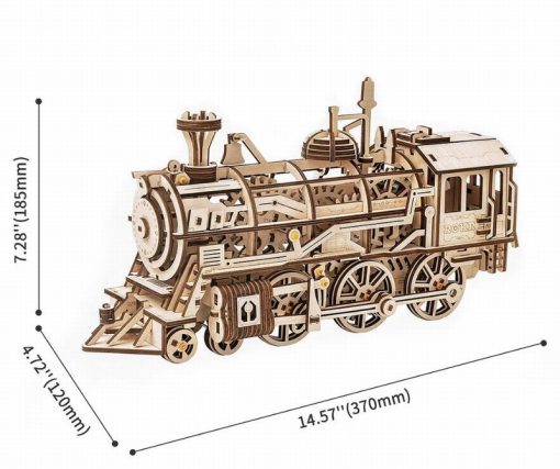 3D wooden Locomotive puzzle - Image 3