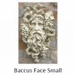 Baccus Face Small Wall Plaque 58cm x 32cm