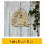 Fairy Door Oak Wall Plaque 20cm x 20cm
