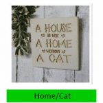Home/Cat Wall Plaque 15cm x 15cm