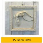 JS Barn Owl Wall Plaque 23cm x 23cm